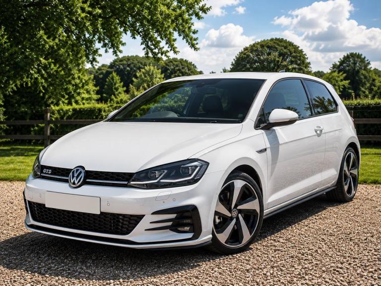 VOLKSWAGEN GOLF 180HP DSG AUTO 3 DOOR GTD White Auto Diesel 2017