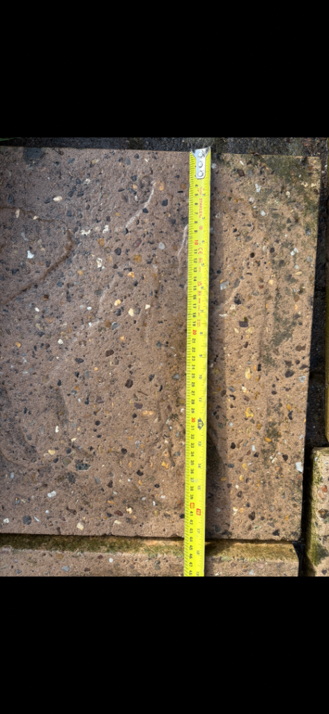 Riven concrete effect heavy duty slabs 