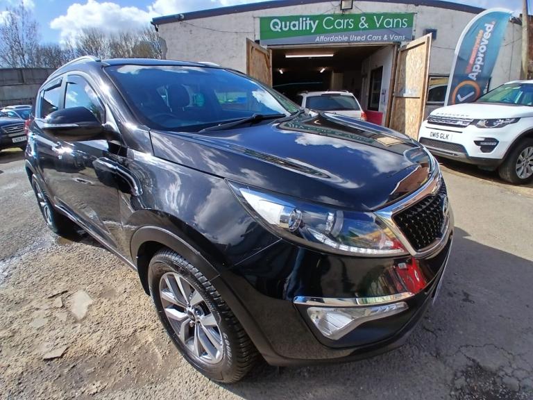 2014 64 KIA SPORTAGE 1.6 GDI BLACK EDITION MOT 01/27 SAT NAV AIR CON PX SWAPS