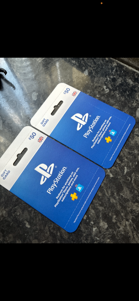 One PlayStation £50 Gift Card - Brand New