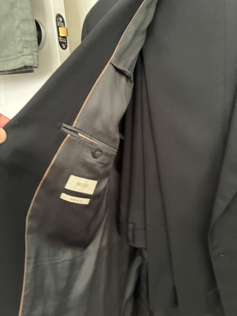Men’s Moss Bros suit