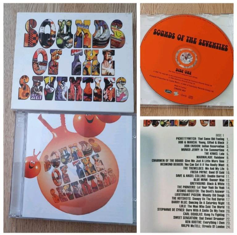 Sounds of The Seventies CD 1 (CD 2 Missing) 24 Tracks Various Artists .