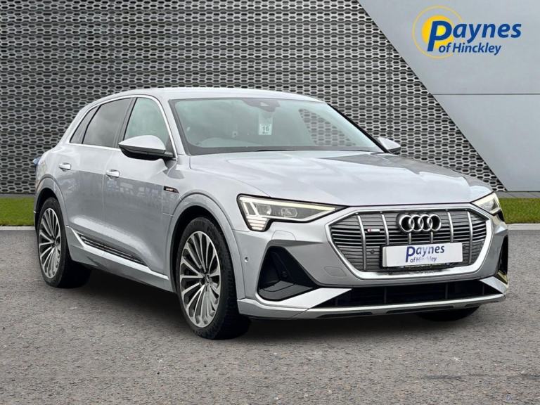 2020 Audi E-TRON S LINE 50 QUATTRO 5dr 71.2kWh AUTO in Silver NAV, CAR PLAY, AC