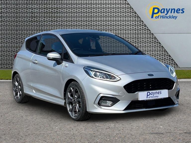 2019 Ford Fiesta ST-Line 3 Door 1.0L 125PS 6 Speed in Moondust Silver AC, ALLOYS