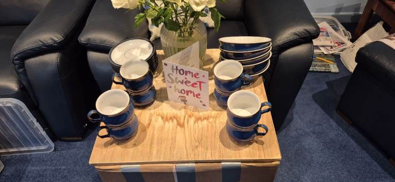 Blue Imperial Range DENBY crockery for sale