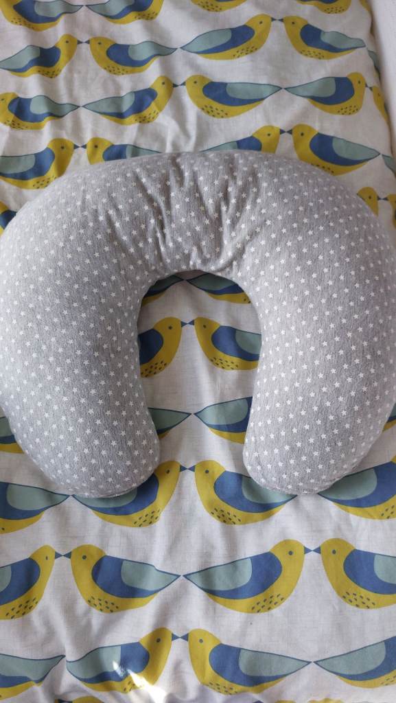 Grey Cotton Maternity pillow - Good Condition