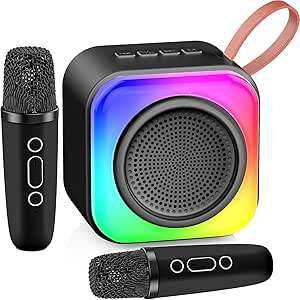 Kids Karaoke Machine – Perfect Birthday Gift (Ages 3–15) – Black – ONLY £7.99!