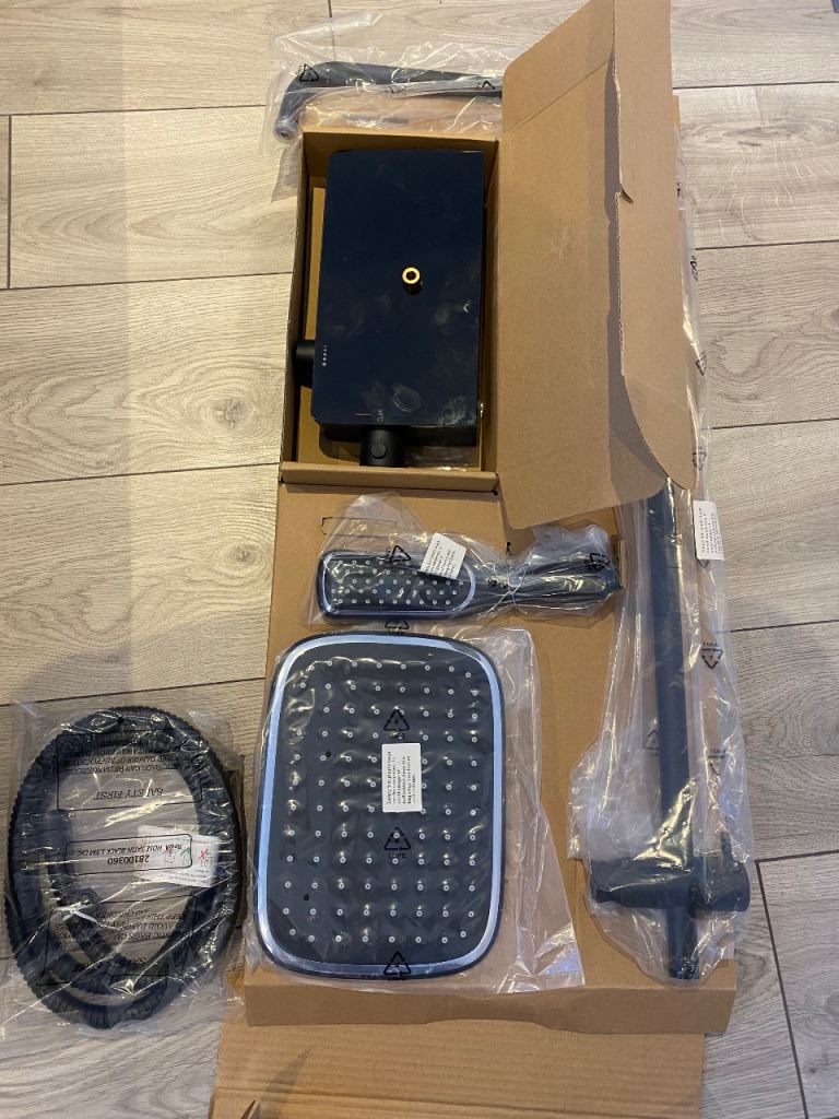 Bathroom duel head mixer shower 