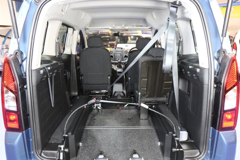 Peugeot Partner Petrol Wheelchair Accessible Vehicle Mobility WAV Ramp Winch