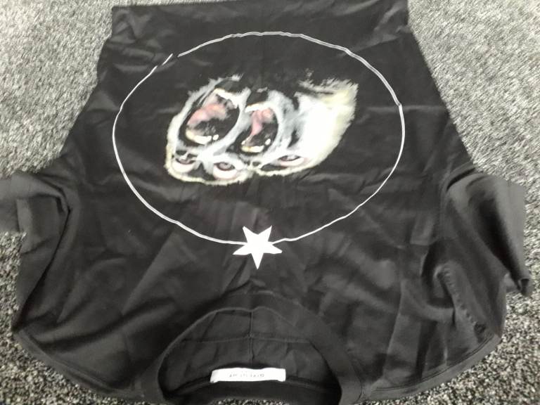 brand new paris givenchy 2 monkeys t shirt