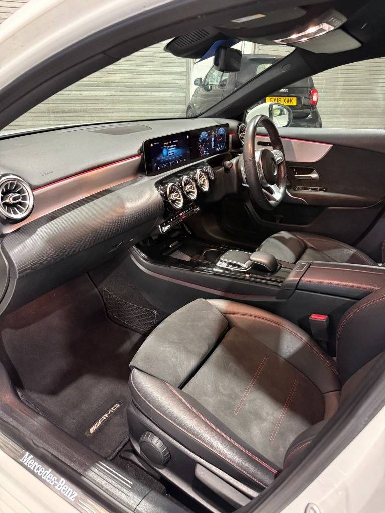 2019 Mercedes-Benz A-Class 1.5 A180d AMG Line Premium Saloon 4dr Diesel 7G-DCT Euro 6 s/s 116 ps ...