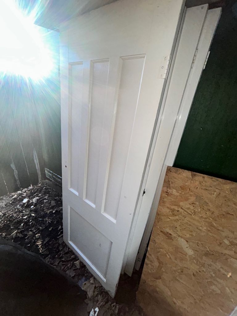 Georgian shaker panel doors. Reclaimed. 