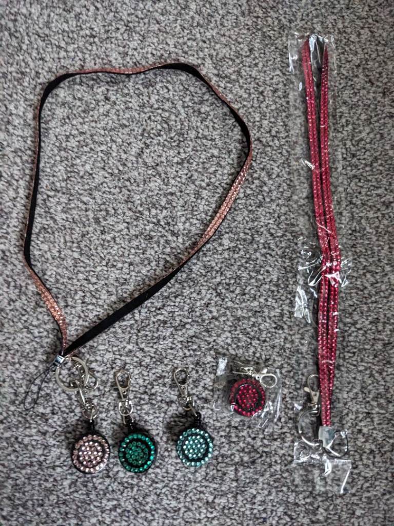 Sparkly Lanyards, different colours - New