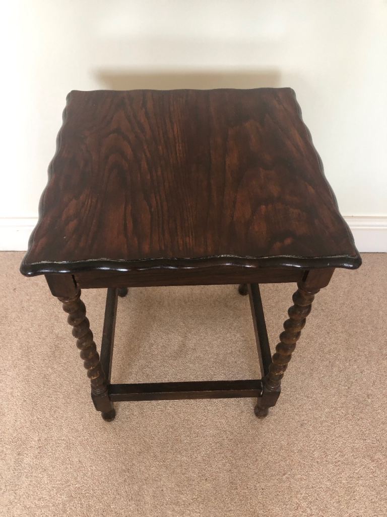 Small wooden table