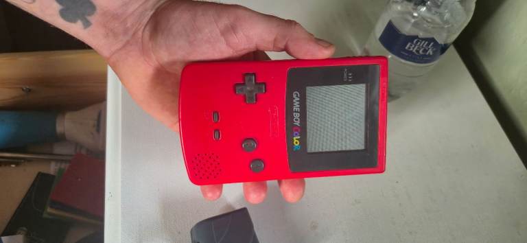 Game Boy Colour Console with Pokémon Games