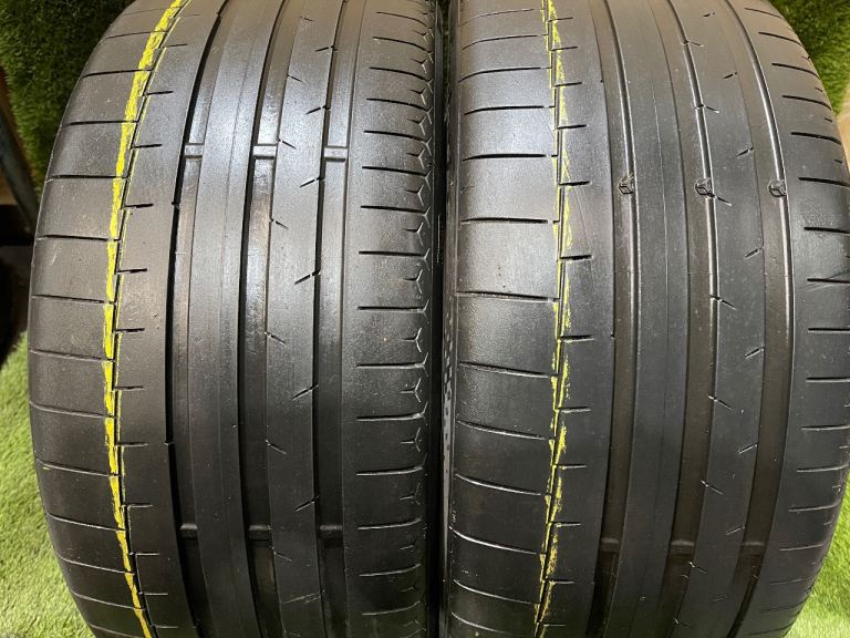 X2 255 35 21 98Y XL Continental Sport Contact 6 A01 4.5MM PART WORN TYER 2022/23