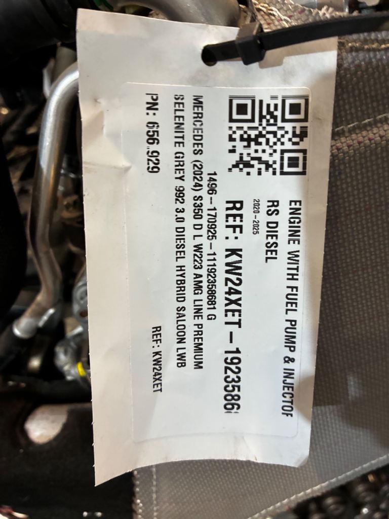 2024 Mercedes MHEV Engine 656929