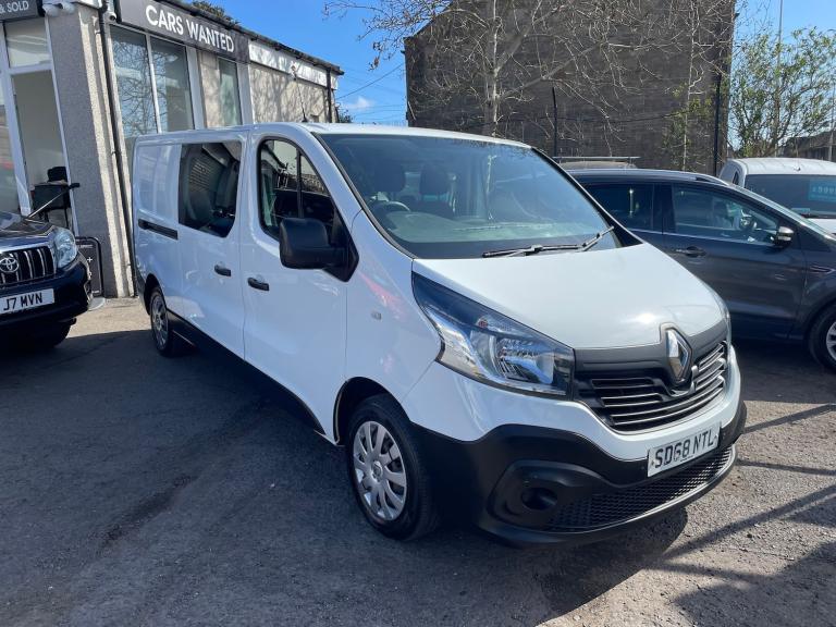 2018 Renault Trafic 1.6 dCi 29 Business Crew Van Double Cab 6dr Diesel Manual LWB Euro 6 (120 p W...