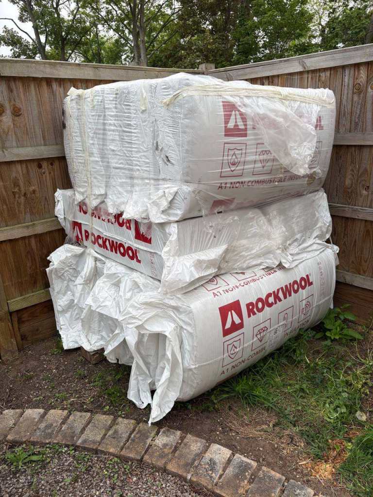 RockWool - 100mm Insulation only - Collection only - 280£