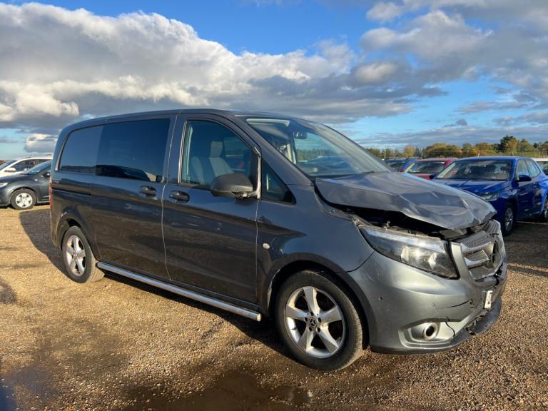 2018 MERCEDES BENZ VITO SPORT CREW VAN EURO 6 SALVAGE DAMAGED REPAIR AUTOMATIC 