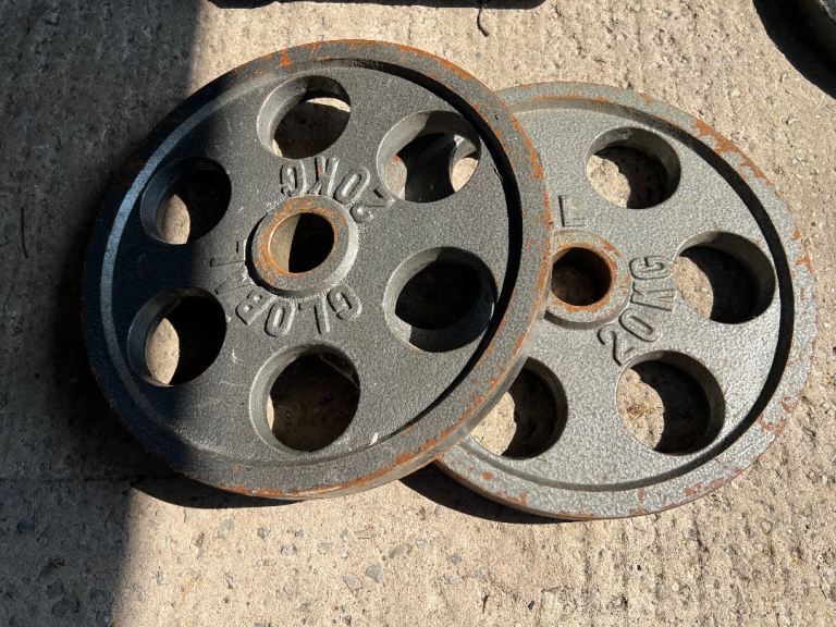 Pair of 20kg Weight Plates – Good Condition