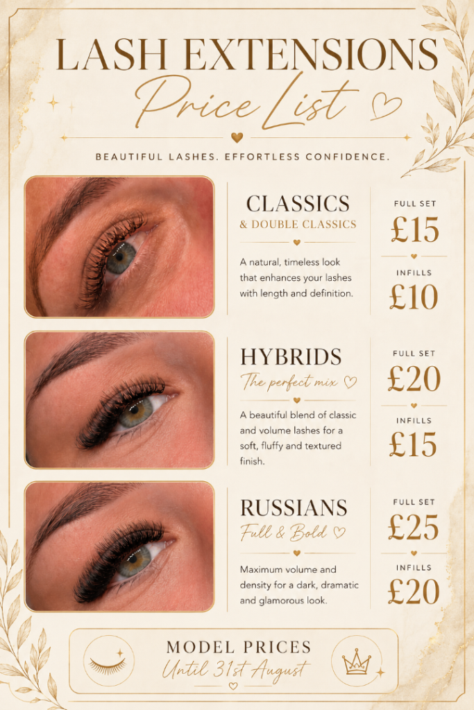 Eyelash extensions 