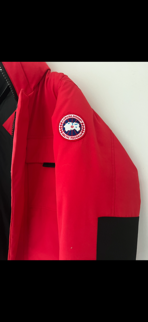 image for Mens Fortune Red Canada Goose Jacket comes with box, protector and hanger. Immaculate. XL
