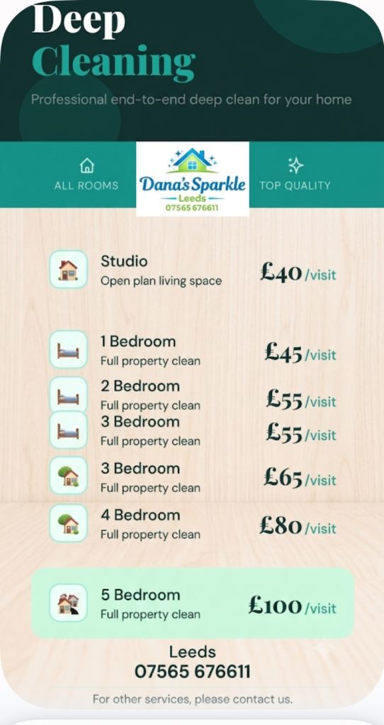 Deep cleaning service 
