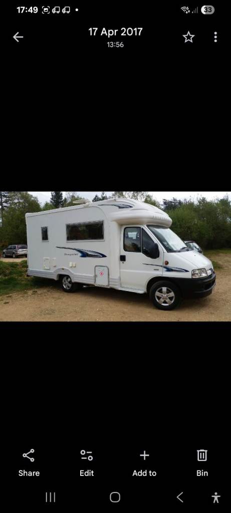 Motorhome autocruise  stargazer  2006