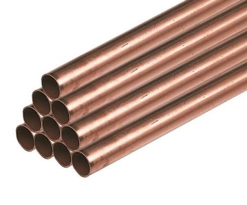 X10 3m lengths 22mm copper pipe 
