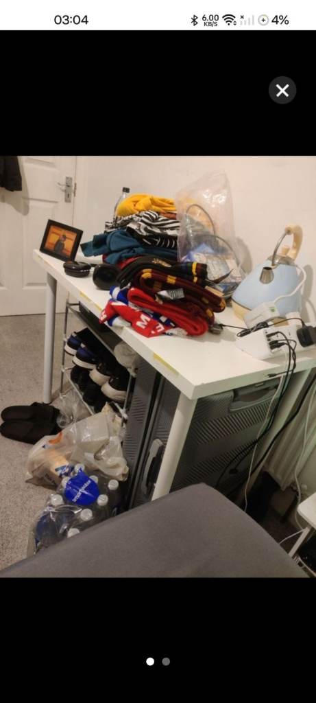 White ikea Table