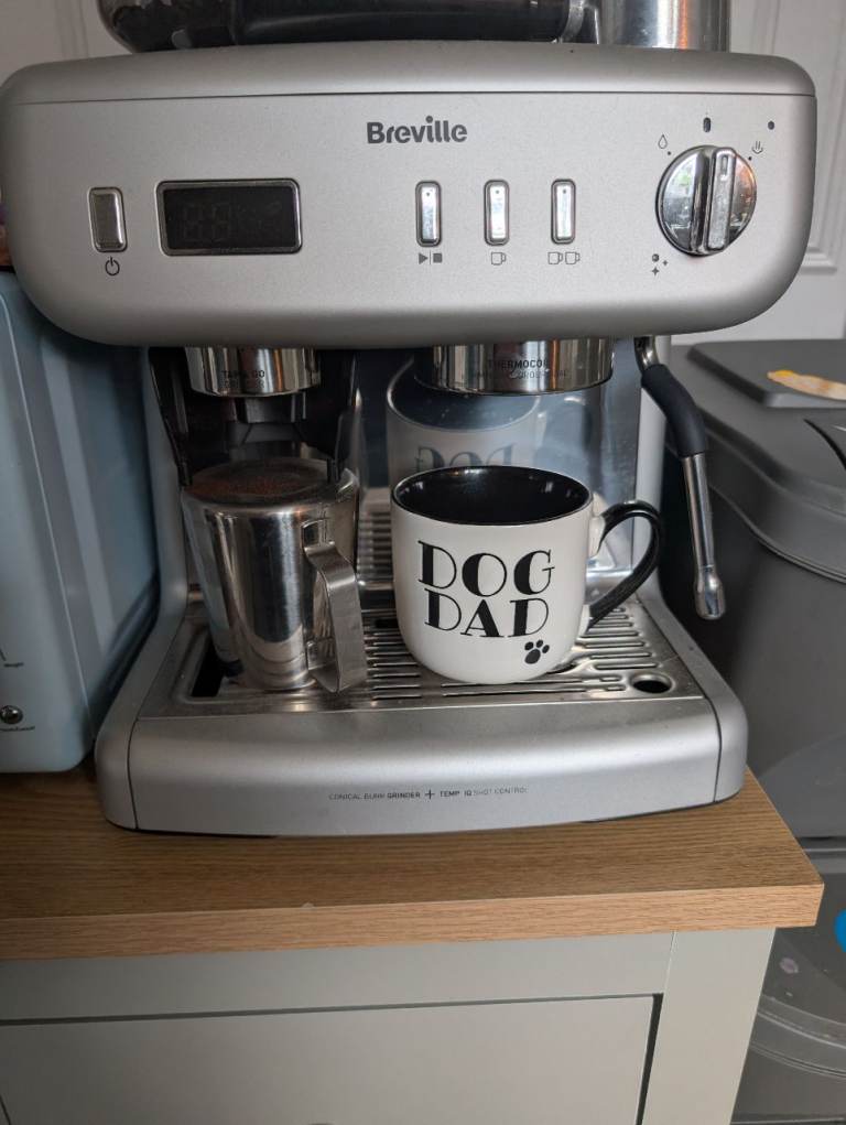 Breville Coffee Machine - Silver, Good Condition