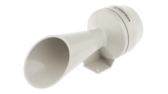 WERMA TRUMPET HORN 24 V DC 92dB at 1 m 582.052.55 CONTINUOUS TONE SIGNAL TECH