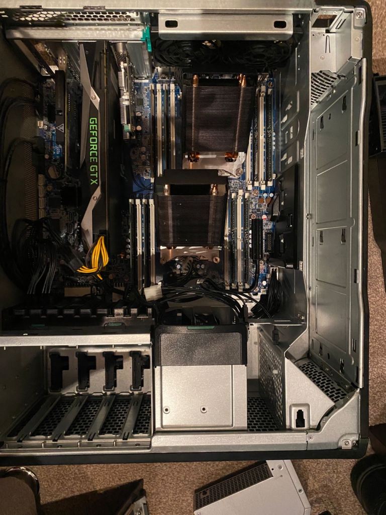 HP Dual Xeon Workstation – GTX 1080 – 64GB RAM (No Storage)