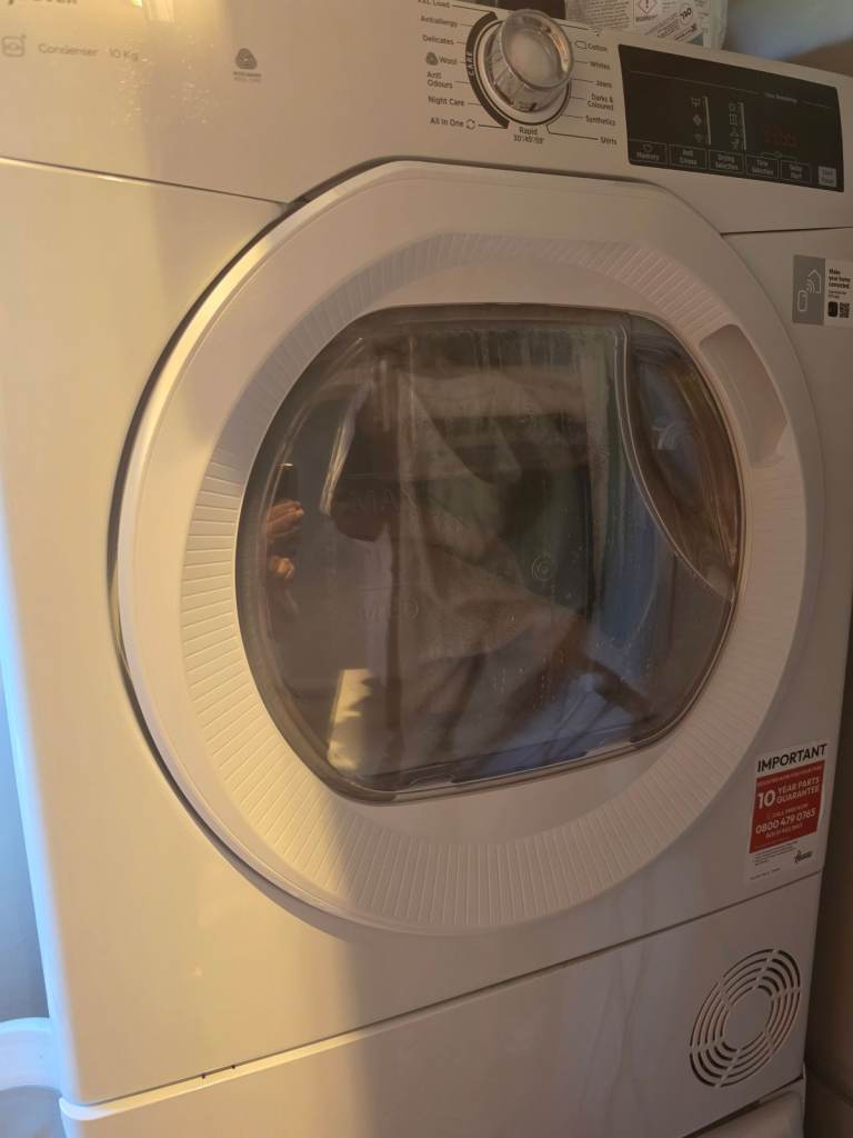 Hoover Condensor Tumble Dryer - White, Great Condition