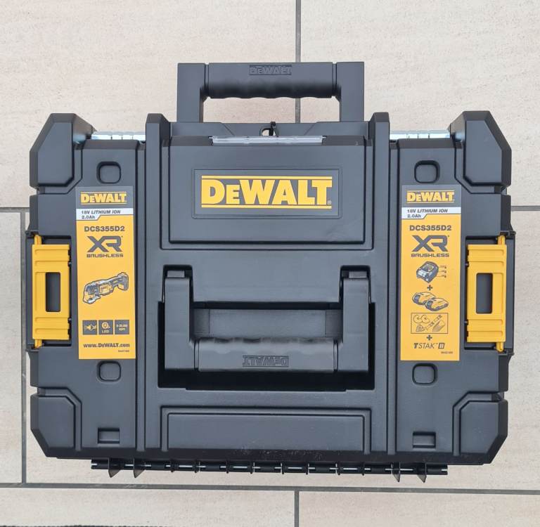 image for DEWALT DCS355D2-GB 18V 2 x 2.0Ah Li-Ion XR Brushless Cordless Multi-Tool