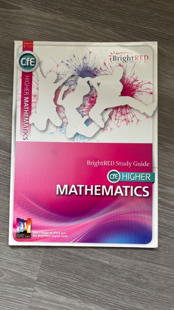 Higher Maths BrightRED study guide