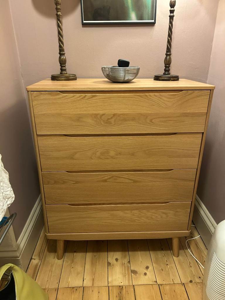 John Lewis bow 4 drawer chest of drawers