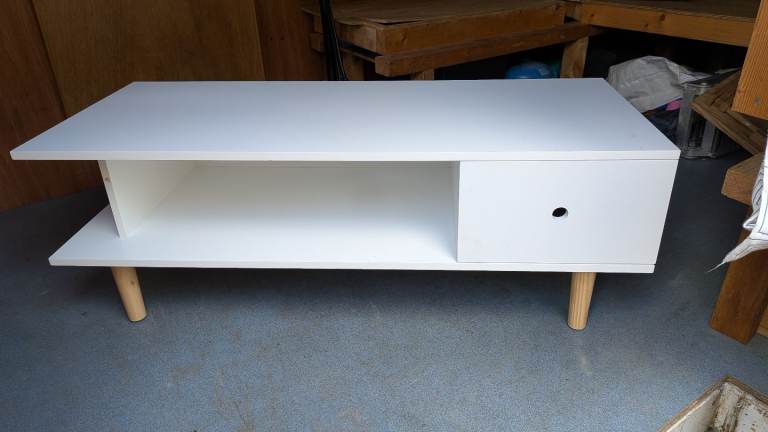 TV table with draw
