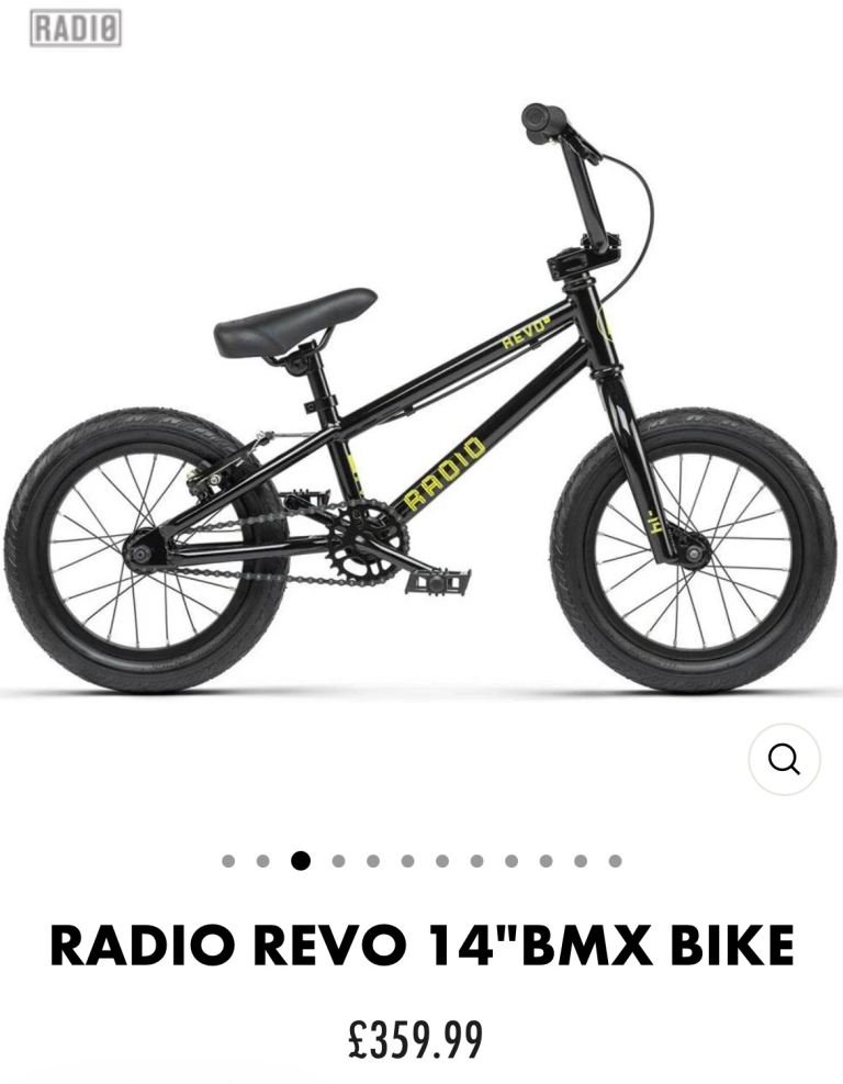 RADIO REVO BMX BIKE 14” - Brand New with box RRP £359.99 