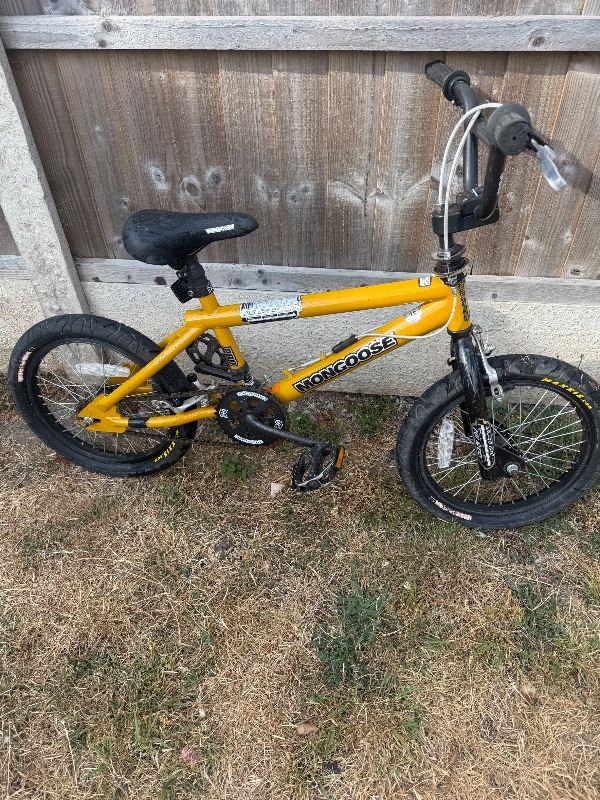 Mongoose 16” wheel bmx bike 