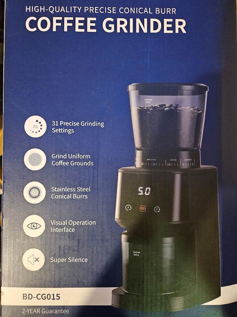 SHARDOR Conical Burr Coffee Bean Grinder