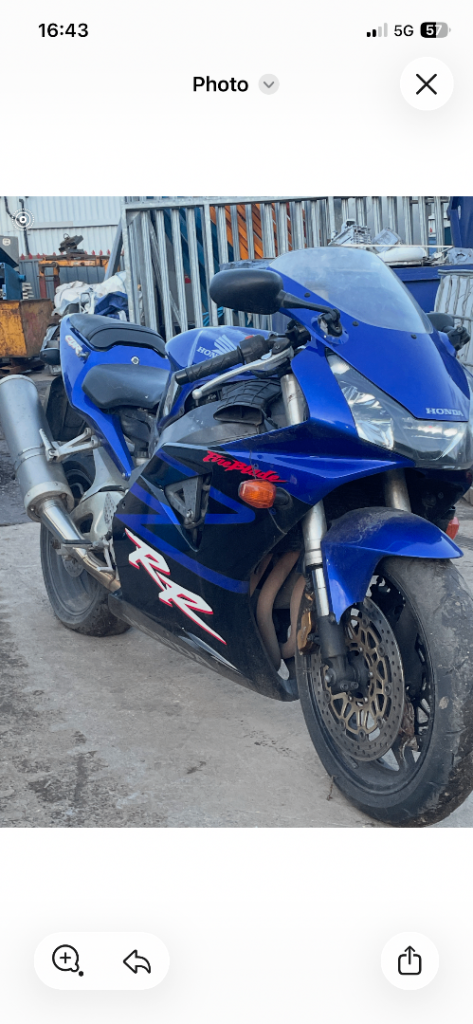 Honda, CBR, 2003, 954 (cc)