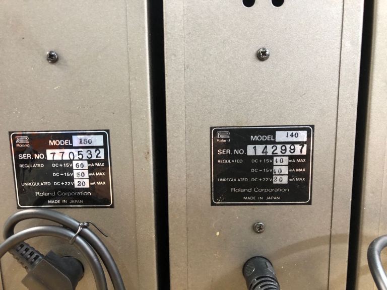 Roland 100m D set, 181 keyboard and original box