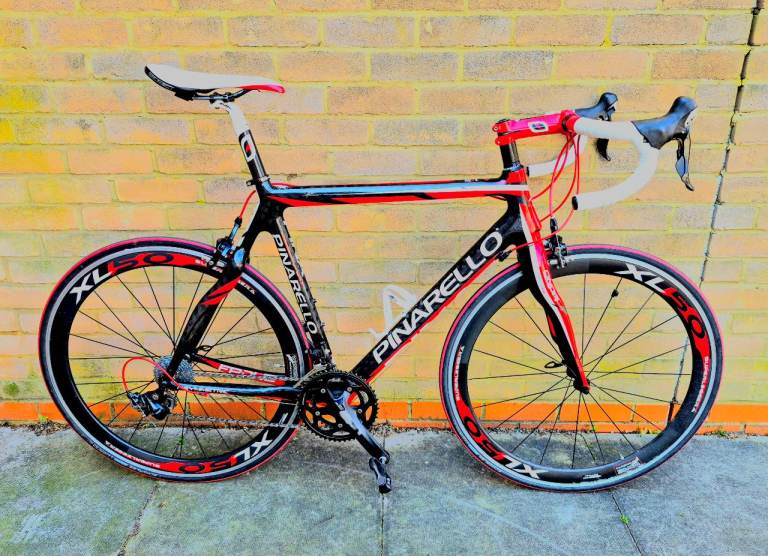 PINNARELLO FP DUE MONOCOQUE SHIMANO 105 GROUPSET CARBON RIMS FULLCARBON ROAD BIKE 58CM23"INCH 