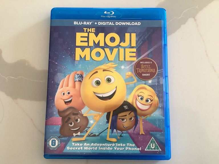 The Emoji Movie on blu-ray