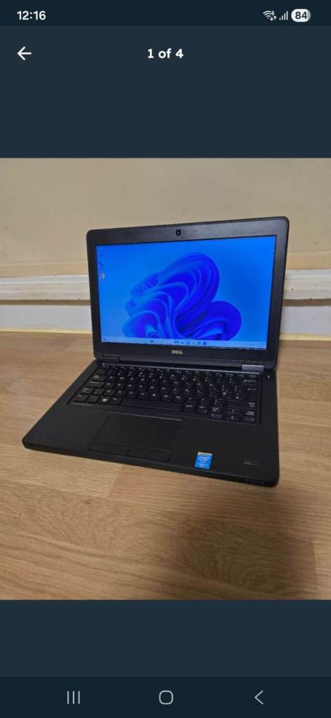 Dell latitude laptop i5 8gb ram 400gb ssd 13 inch screen 