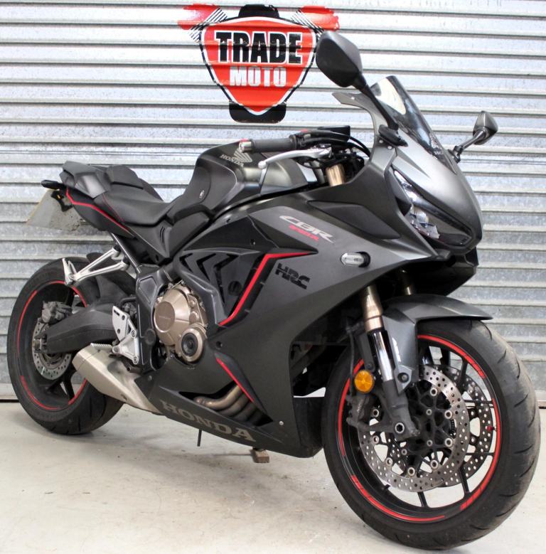 2021 21 HONDA CBR650R CBR 650 RA-K ABS EXPORT ONLY TRADE SALE MATTE BLACK CAT B
