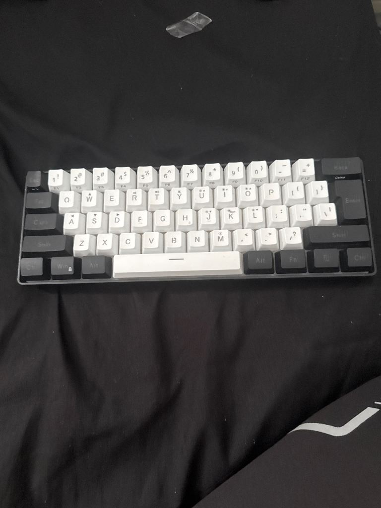 Compact Mechanical Keyboard – Multicoloured, Good Condition