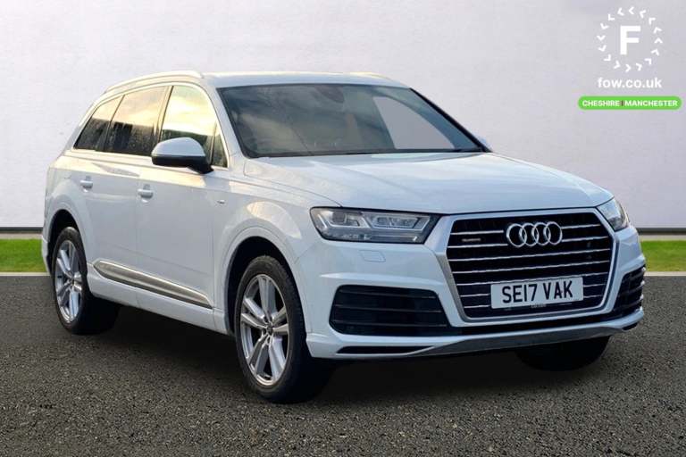 2017 Audi Q7 3.0 TDI 218 Quattro S Line 5dr Tip Auto SUV DIESEL Automatic